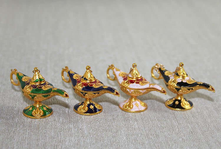 Mineli Metal Alaaddin Lambası Model 7 Şık Tasarımlı Fonksiyonel Ürün