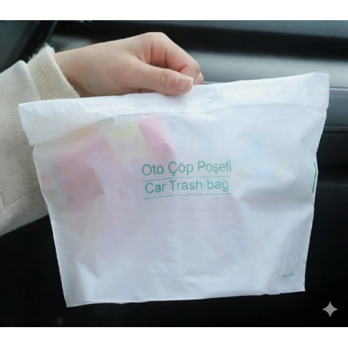 Pratik Su Geçirmez Oto Araba Çöp Poşeti 20 Adet Şık Tasarımlı Fonksiyonel Ürün