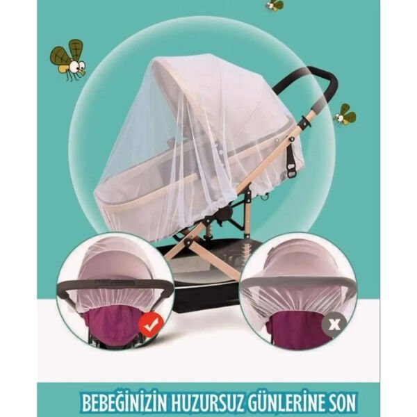 Bebek Arabası Cibinliği Şık Tasarımlı Fonksiyonel Ürün