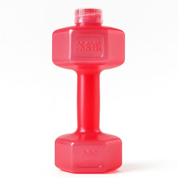 Kırmızı Dambıl Suluk 500 ml Şık Tasarımlı Fonksiyonel Ürün