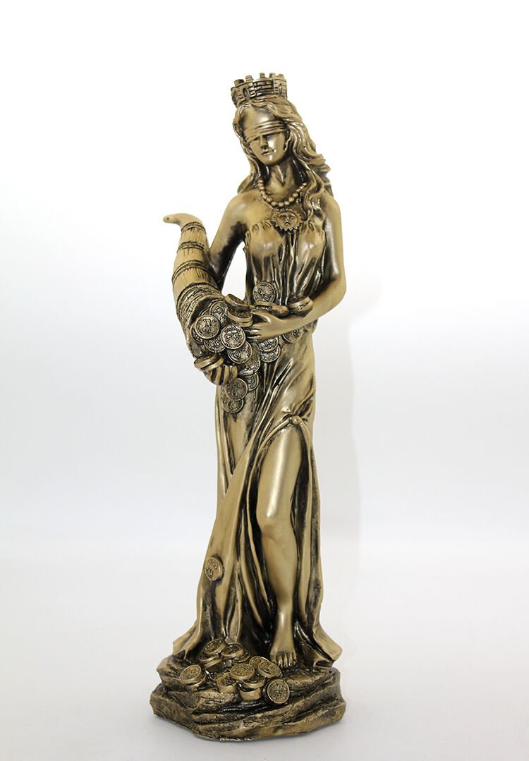 Polyester Bereket Tanrıçası Fortuna Figürü Model 1 Şık Tasarımlı Fonksiyonel Ürün