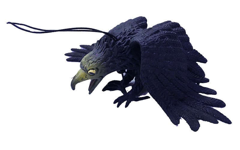 Siyah Plastik Kartal Yarasa Anahtarlık Şaka Şık Tasarımlı Fonksiyonel Ürün