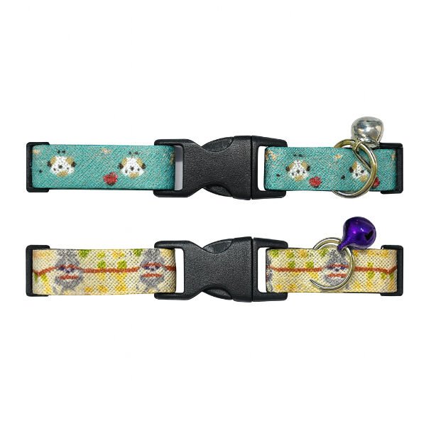 Desenli Zilli Kedi Tasması Şık Tasarımlı Fonksiyonel Ürün