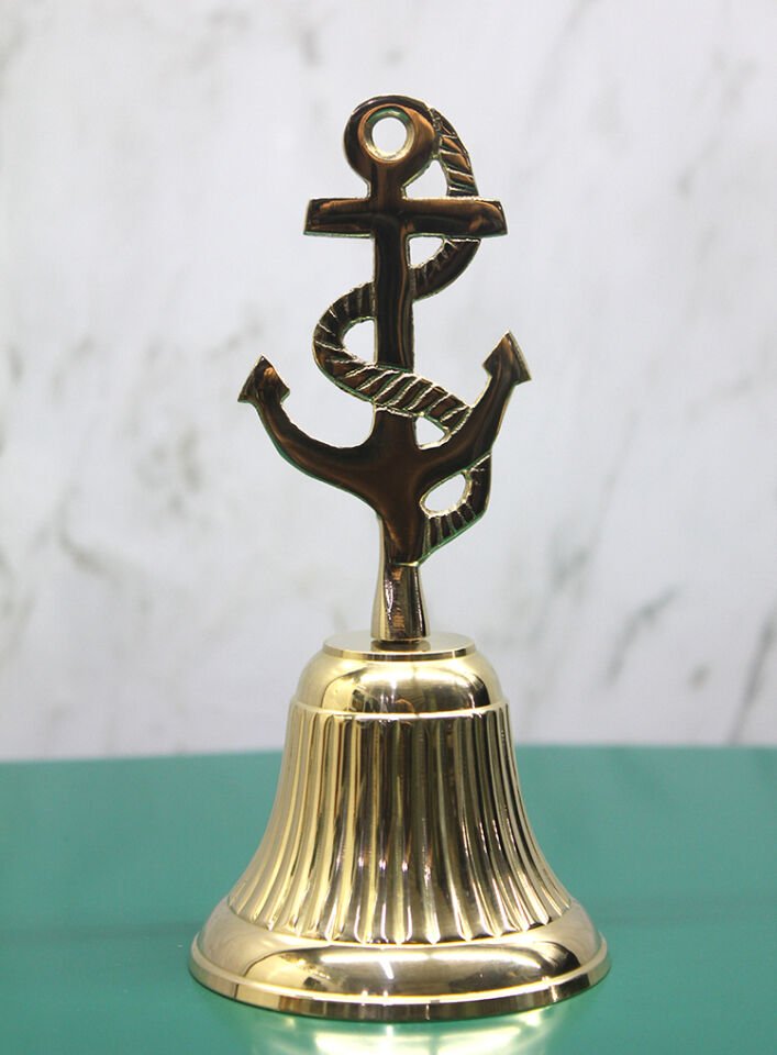 Pirinç Çapalı El Çanı Model 2 Şık Tasarımlı Fonksiyonel Ürün