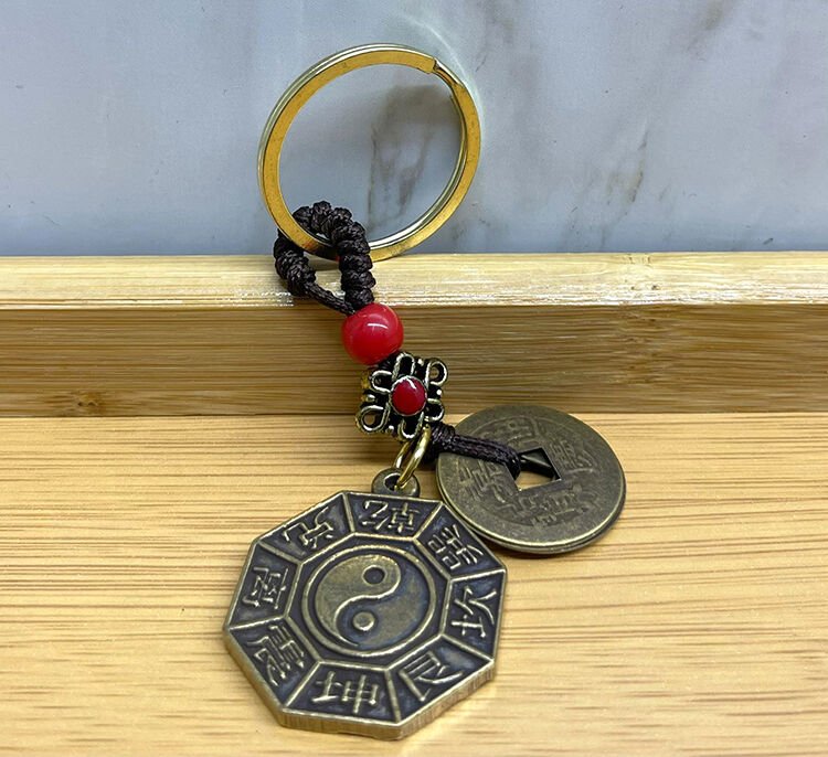 Metal Yin Yang Anahtarlık Şık Tasarımlı Fonksiyonel Ürün