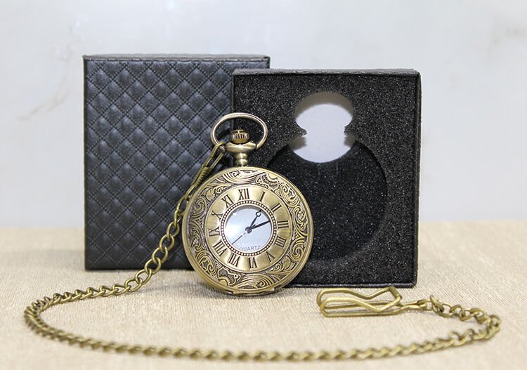 Özel Kutulu Antik Köstekli Saat Model 4 Şık Tasarımlı Fonksiyonel Ürün