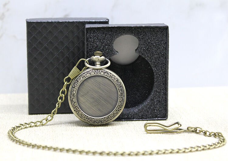 Özel Kutulu Baskıya Uygun Antik Köstekli Saat Şık Tasarımlı Fonksiyonel Ürün