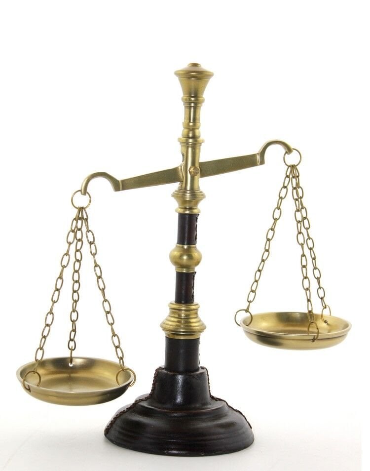 Pirinç Derili Terazi Şık Tasarımlı Fonksiyonel Ürün