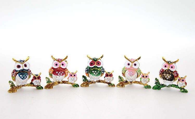 Swarovski 2'li Baykuş Model 2 Şık Tasarımlı Fonksiyonel Ürün