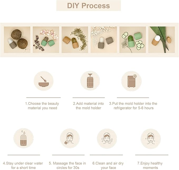 Cilt Bakım Buz Yüz Silindiri Şık Tasarımlı Fonksiyonel Ürün