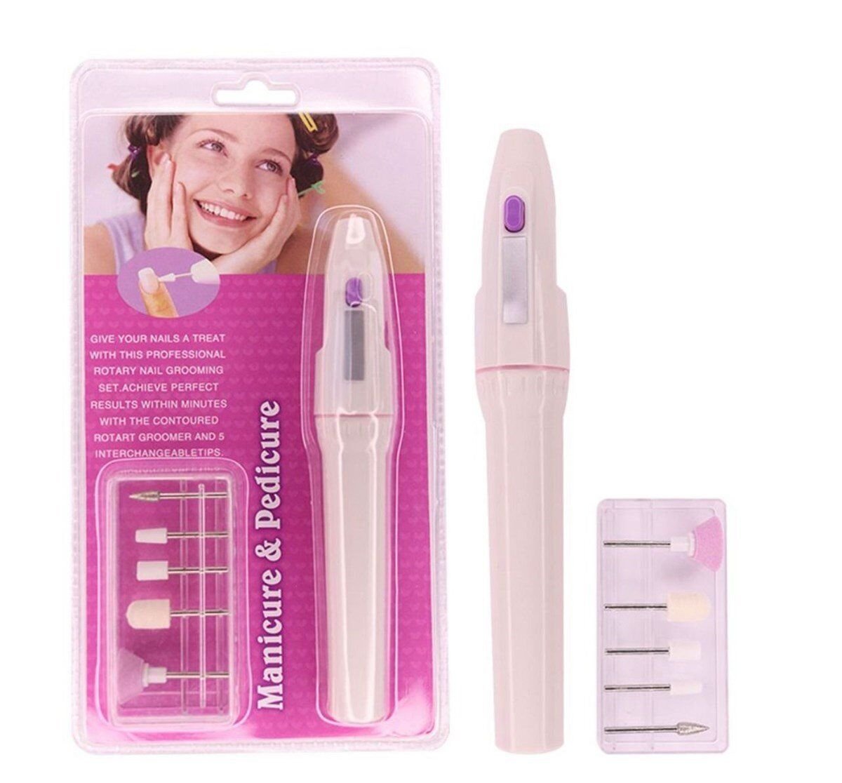 Ev Tipi Manikür Pedikür Aleti Şık Tasarımlı Fonksiyonel Ürün