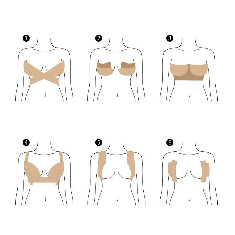 Göğüs Dikleştirme Bandı S Beden 2.5 Cm. Şık Tasarımlı Fonksiyonel Ürün