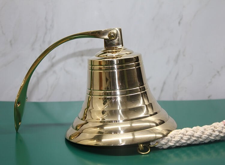 Pirinç Duvara Asmalı Çan Büyük Boy Şık Tasarımlı Fonksiyonel Ürün