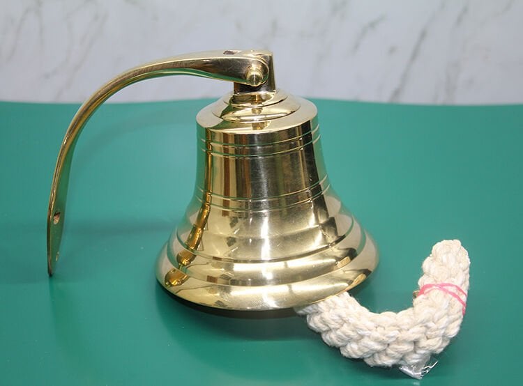 Pirinç Duvara Asmalı Çan Küçük Boy Şık Tasarımlı Fonksiyonel Ürün