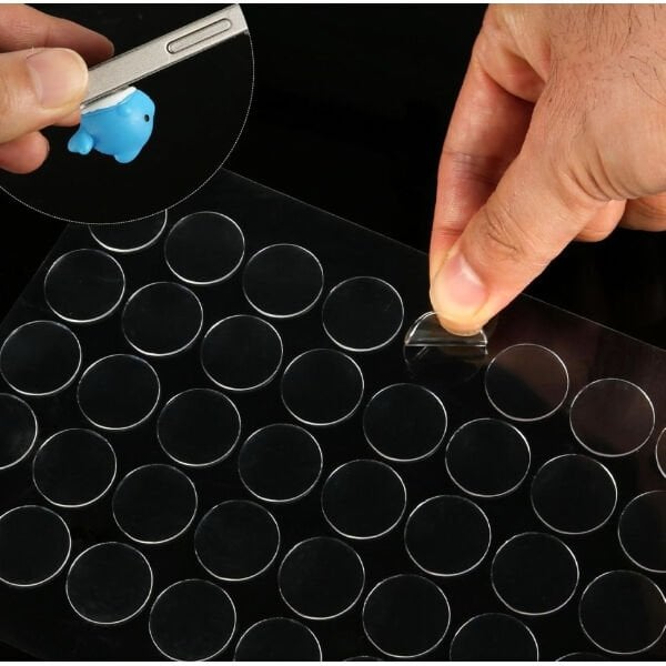 Çift Taraflı Yuvarlak Montaj Macunu 42 Adet Şık Tasarımlı Fonksiyonel Ürün