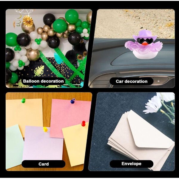 Çift Taraflı Yuvarlak Montaj Macunu 42 Adet Şık Tasarımlı Fonksiyonel Ürün