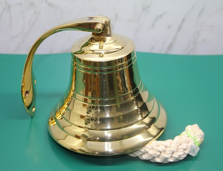 Pirinç Duvara Asmalı Çan Orta Boy Şık Tasarımlı Fonksiyonel Ürün