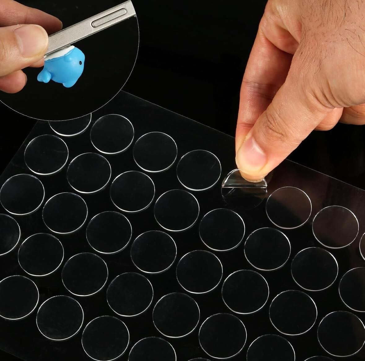 Çift Taraflı Yuvarlak Montaj Macunu 420 Adet Şık Tasarımlı Fonksiyonel Ürün