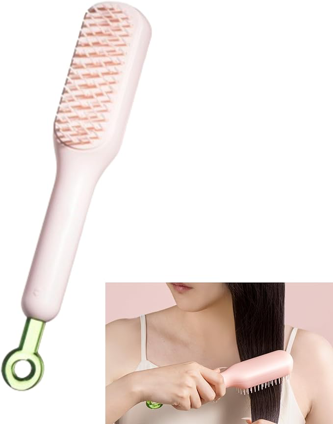 Kendini Temizleyen Saç Tarağı Şık Tasarımlı Fonksiyonel Ürün