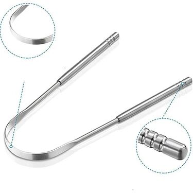 Metal Dil Temizleme Aleti Şık Tasarımlı Fonksiyonel Ürün