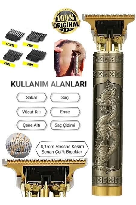 Profesyonel Tıraş Makinesi Şık Tasarımlı Fonksiyonel Ürün