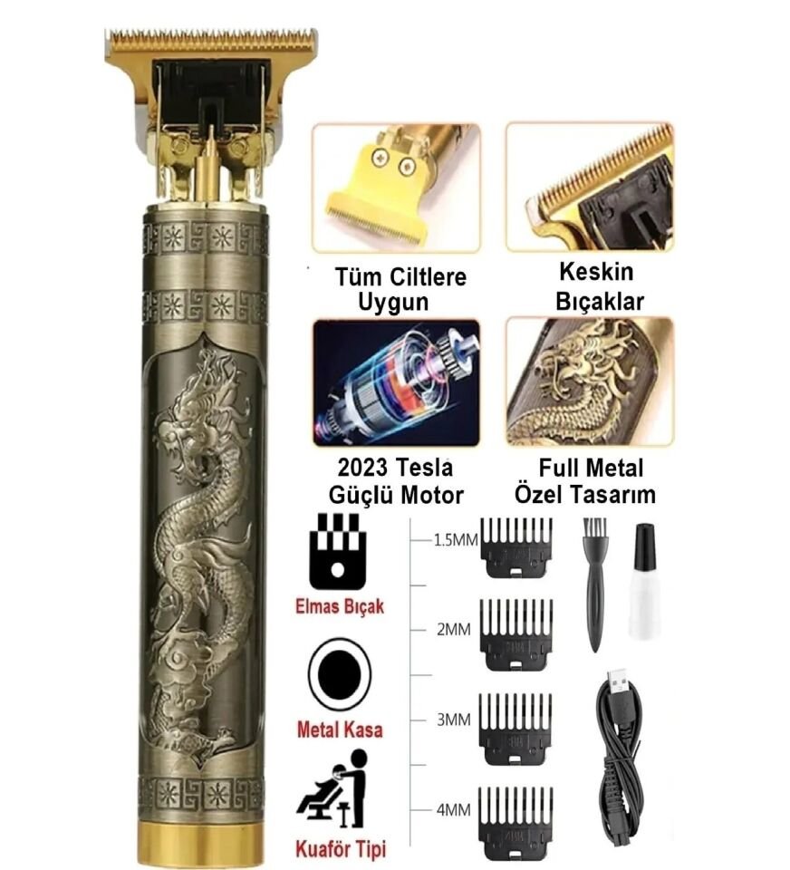 Profesyonel Tıraş Makinesi Şık Tasarımlı Fonksiyonel Ürün
