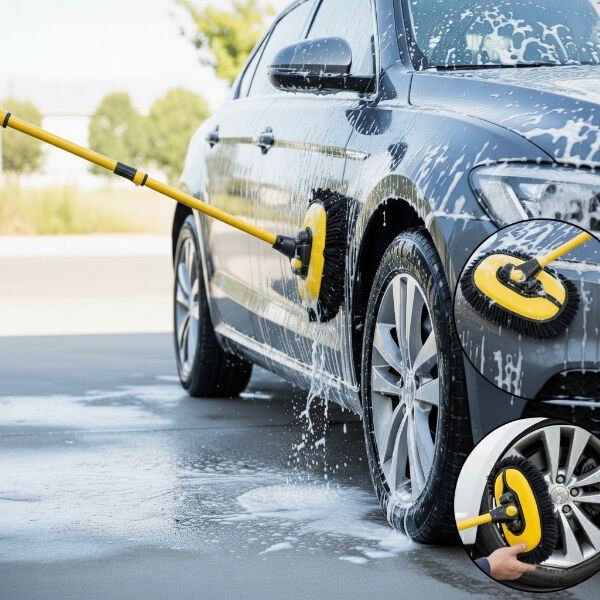 Teleskopik Saplı Kuru Islak Oto Yıkama Fırçası Şık Tasarımıyla Benzersiz Kullanım Deneyimi Hayatınızı Kolaylaştıracak Ürünler