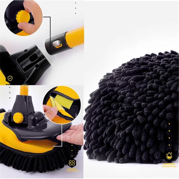 Teleskopik Saplı Kuru Islak Oto Yıkama Fırçası Şık Tasarımıyla Benzersiz Kullanım Deneyimi Hayatınızı Kolaylaştıracak Ürünler