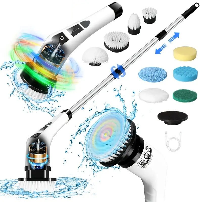 7 in 1 Kablosuz Elektrikli Temizlik Fırçası Seti Şık Tasarımıyla Benzersiz Kullanım Deneyimi Hayatınızı Kolaylaştıracak Ürünler