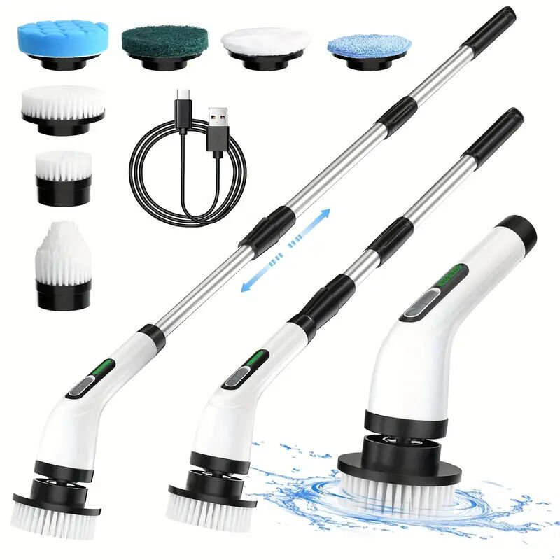 7 in 1 Kablosuz Elektrikli Temizlik Fırçası Seti Şık Tasarımıyla Benzersiz Kullanım Deneyimi Hayatınızı Kolaylaştıracak Ürünler