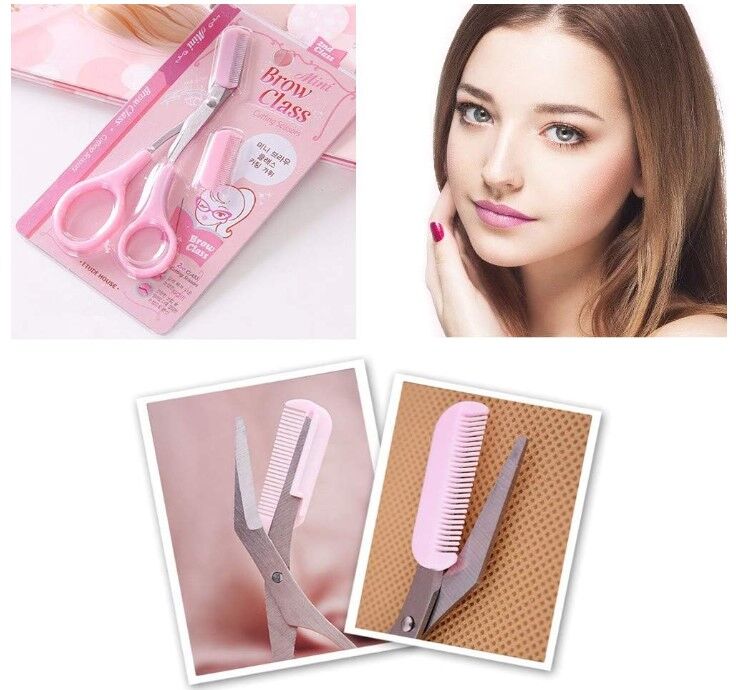 Taraklı Kaş Düzeltme Makası Şık Tasarımlı Fonksiyonel Ürün