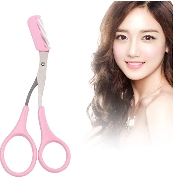 Taraklı Kaş Düzeltme Makası Şık Tasarımlı Fonksiyonel Ürün