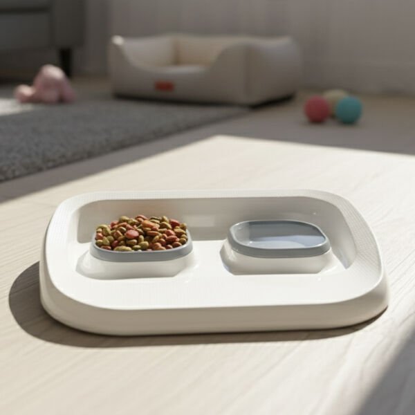 Mikopet Gri 2'si 1 Arada Mama Ve Su Kabı Şık Tasarımıyla Benzersiz Kullanım Deneyimi Hayatınızı Kolaylaştıracak Ürünler