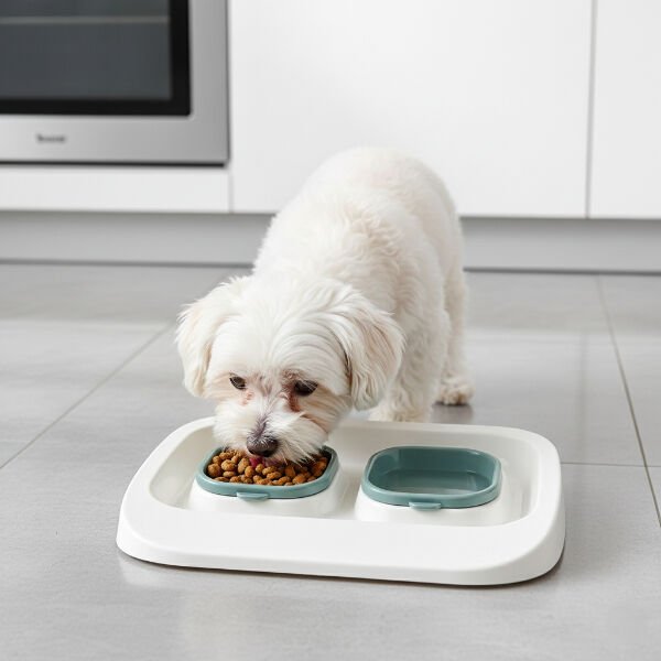 Mikopet Yeşil 2'si 1 Arada Mama Ve Su Kabı Şık Tasarımıyla Benzersiz Kullanım Deneyimi Hayatınızı Kolaylaştıracak Ürünler