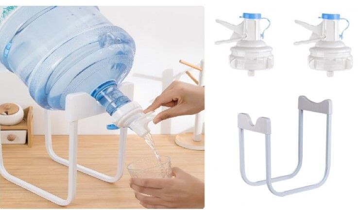 Damacana Musluk Başlığı ve Metal Ayak Stand Seti Şık Tasarımlı Fonksiyonel Ürün