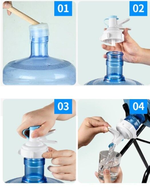 Damacana Musluk Başlığı ve Metal Ayak Stand Seti Şık Tasarımlı Fonksiyonel Ürün