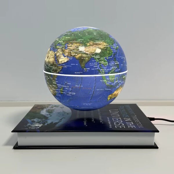 Kitap Şeklinde Manyetik Dönen Işıklı Dünya Küre Şık Tasarımlı Fonksiyonel Ürün