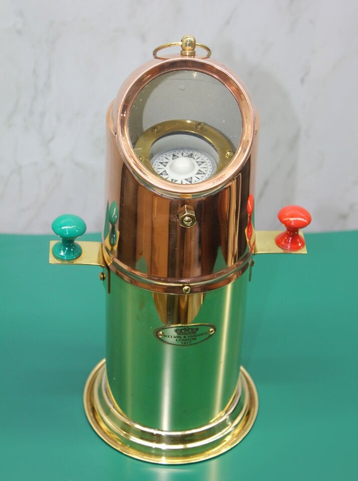 Pirinç Filika Pusulası Şık Tasarımlı Fonksiyonel Ürün