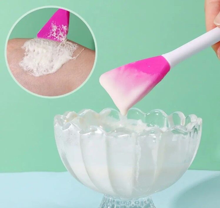 Silikon Yüz Temizleme Fırçası ve Maske Uygulama Spatulası Şık Tasarımlı Fonksiyonel Ürün