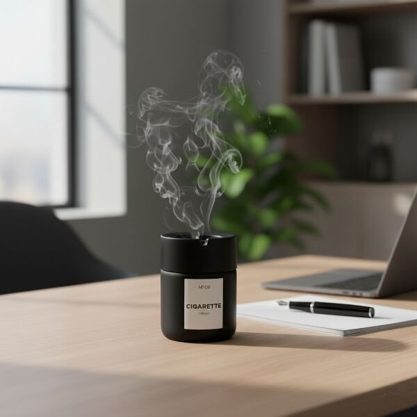 Siyah Cam Küllük Şık Tasarımlı Fonksiyonel Ürün