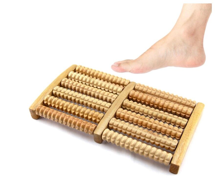 Doğal Ahşap Ayak Masaj Aleti Şık Tasarımlı Fonksiyonel Ürün