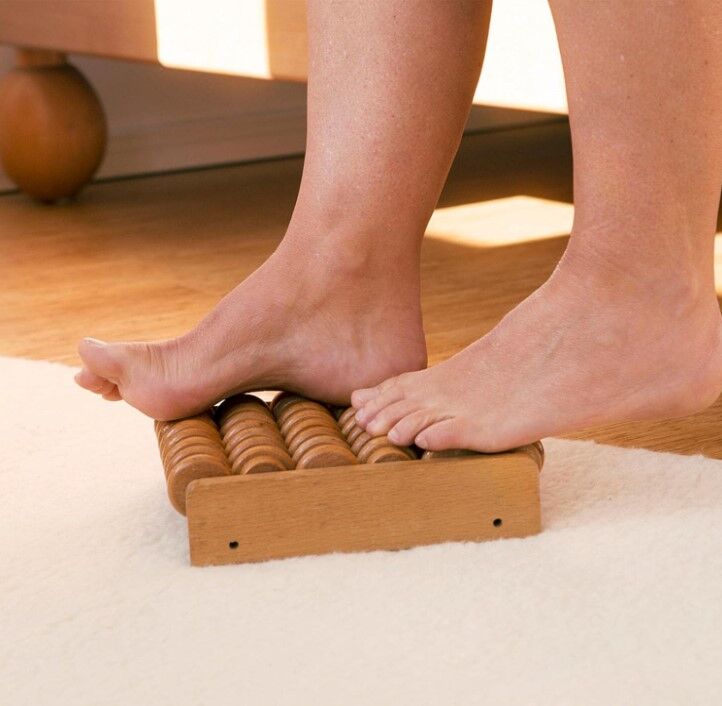 Doğal Ahşap Ayak Masaj Aleti Şık Tasarımlı Fonksiyonel Ürün
