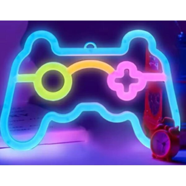 Oyun Konsolu Tasarımlı Neon Led Şık Tasarımlı Fonksiyonel Ürün