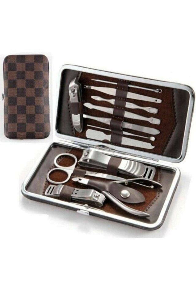 Manikür Seti 12 Parça Şık Tasarımlı Fonksiyonel Ürün