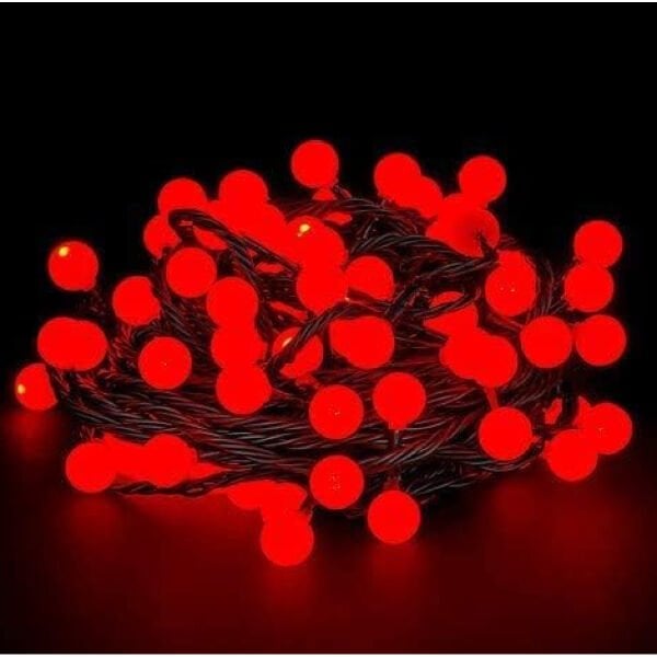 5m 28 Led Kırmızı Işık Siyah Kablo Fişli Şık Tasarımlı Fonksiyonel Ürün