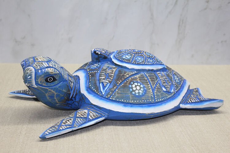 Tekli Ahşap Kaplumbağa Şık Tasarımlı Fonksiyonel Ürün