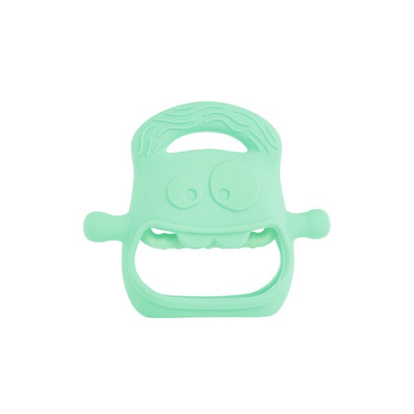 Açık Yeşil Bebek Silikon Diş Kaşıyıcı Şık Tasarımlı Fonksiyonel Ürün