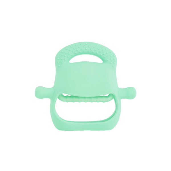 Açık Yeşil Bebek Silikon Diş Kaşıyıcı Şık Tasarımlı Fonksiyonel Ürün
