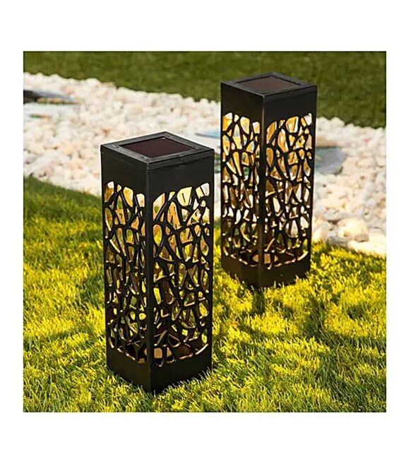 Dekoratif Solar Güneş Enerjili Bahçe Aydınlatması Yürüyüş Yolu Seti (6 Adet) Şık Tasarımlı Fonksiyonel Ürün