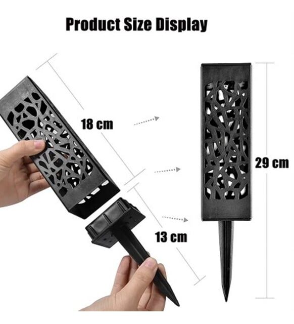 Dekoratif Solar Güneş Enerjili Bahçe Aydınlatması Yürüyüş Yolu Seti (6 Adet) Şık Tasarımlı Fonksiyonel Ürün